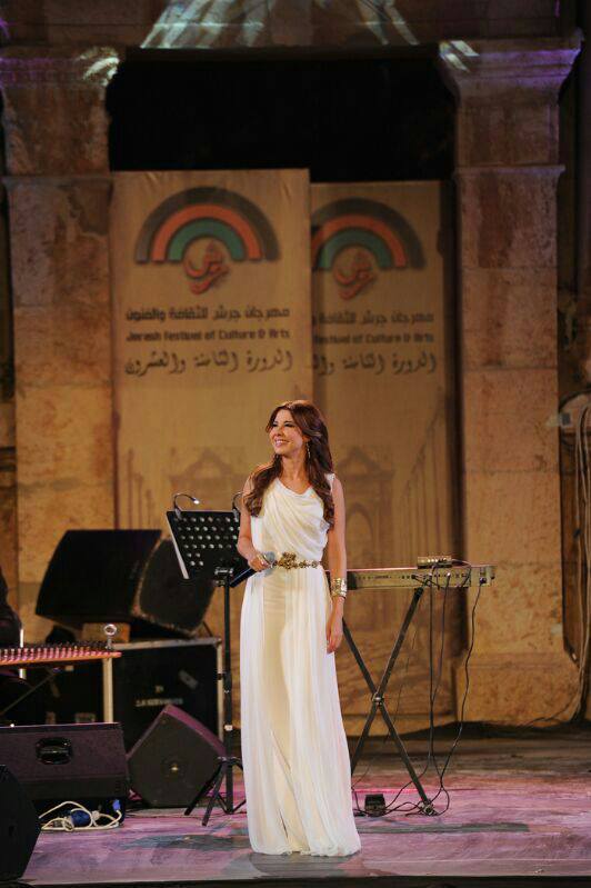 Nancy Ajram in Jarash